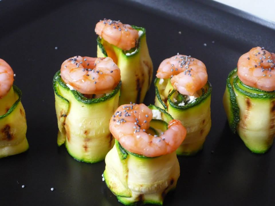 foto INVOLTINI DI ZUCCHINE E GAMBERETTI